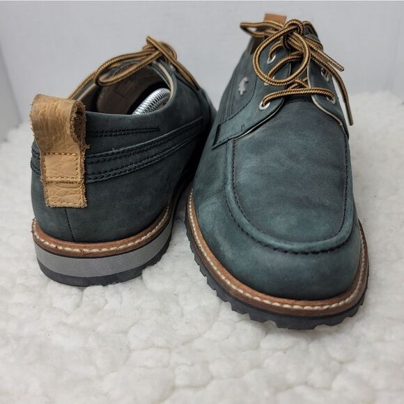 Lacoste Marceau Low 2 SRM LTH Mens Size 12 Golf Spikless Boat Gray Leather Shoe - Picture 7 of 11